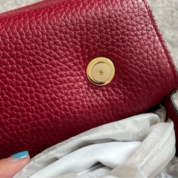 Michael Kors cooper satchel bag NWT cherry red or black - Picture 13 of 15